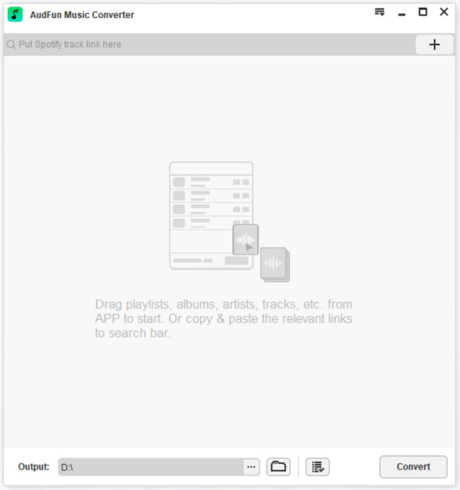 AudFun Spotify Music Converter for Windows