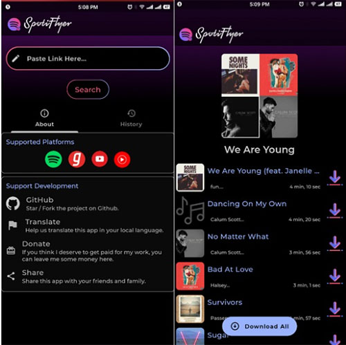 use spotiflyer to record spotify to mp3 android
