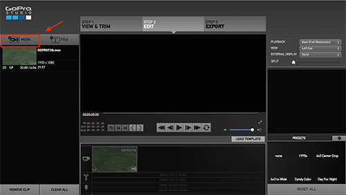 add music to gopro studio from spotify