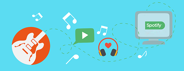 import songs from spotify to garageband
