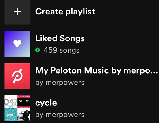 play peloton music on spotify