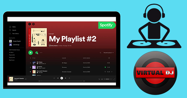 virtual dj with spotify