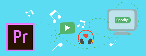 add spotify music to premiere