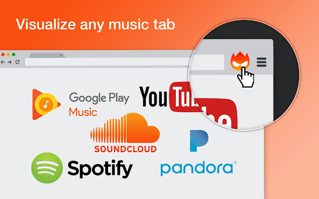 music storm visualizer for spotify