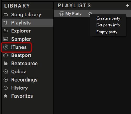 add spotify to djuced by itunes