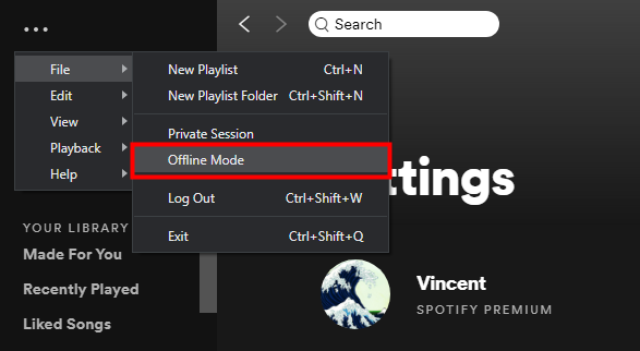 where do spotify downloads go on pc