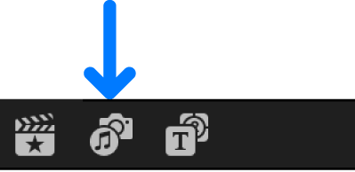 tap the photos and audio to add spotify to final cut pro