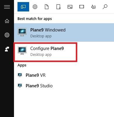 configure plane9 on desktop for spotify