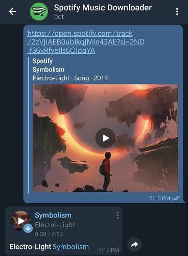 spotify music downloader bot on telegram