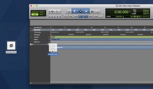 drag spotify music to pro tools