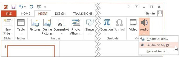 insert spotify in powerpoint on windows