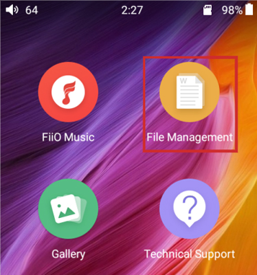 find and install spotify on fiio music player