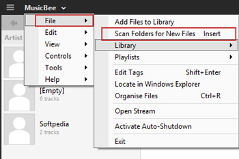 import spotify playlist in musicbee