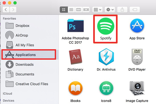 uninstall spotify on mac