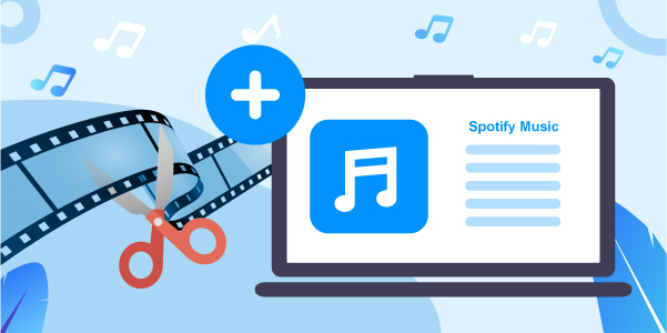video editor with spotify music