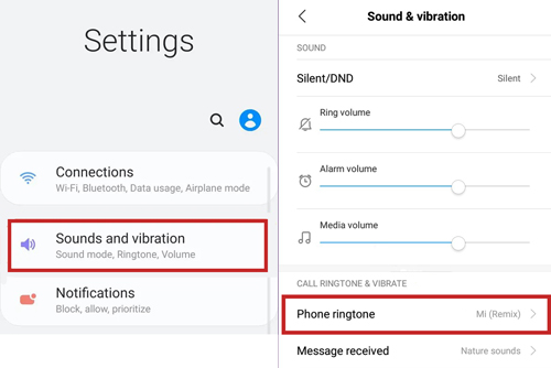 set spotify song as ringtone android