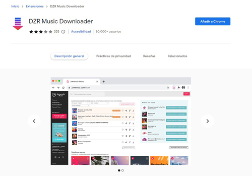 dzr music downloader chrome extension