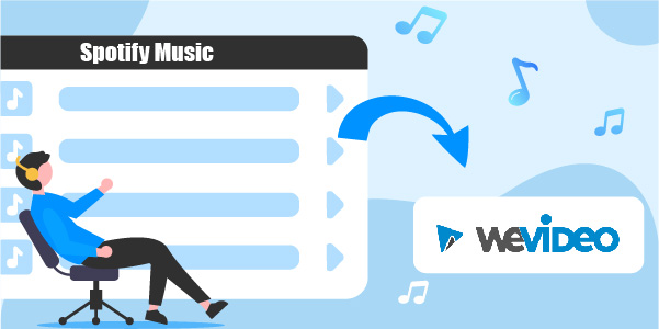 spotify to wevideo