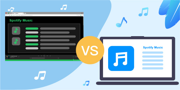 spotify web player vs desktop