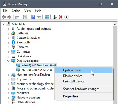 uninstall and reinstall graphics driver