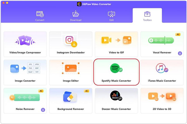 open hitpaw spotify music converter