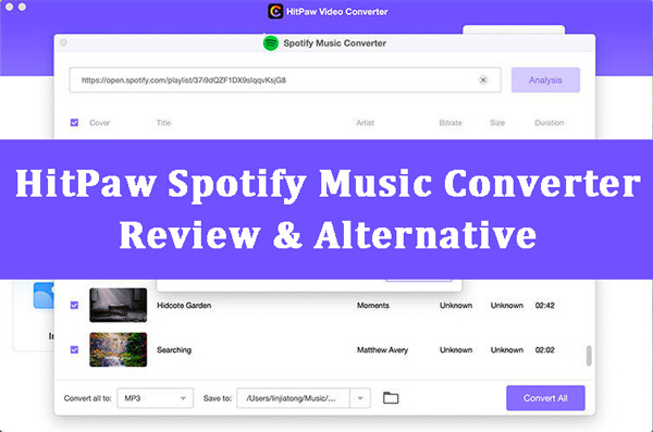 hitpaw spotify music converter review