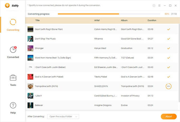 download spotify with sidify spotify music converter