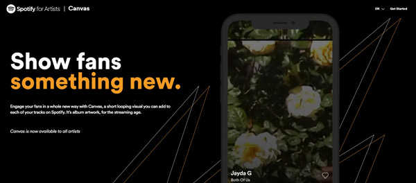 spotify canvas not working