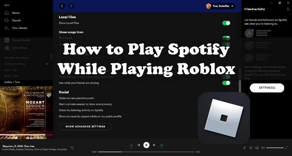 How to Listen to Spotify While Playing Roblox? - App Blends