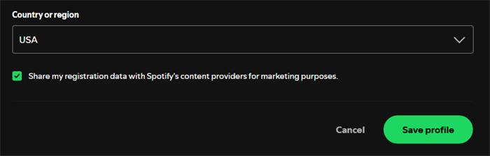 change spotify region