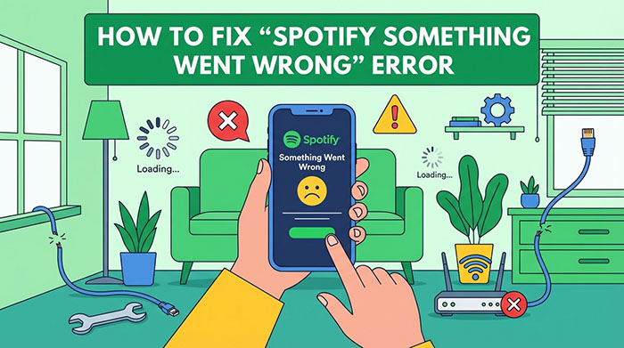how to fix spotify something went wrong