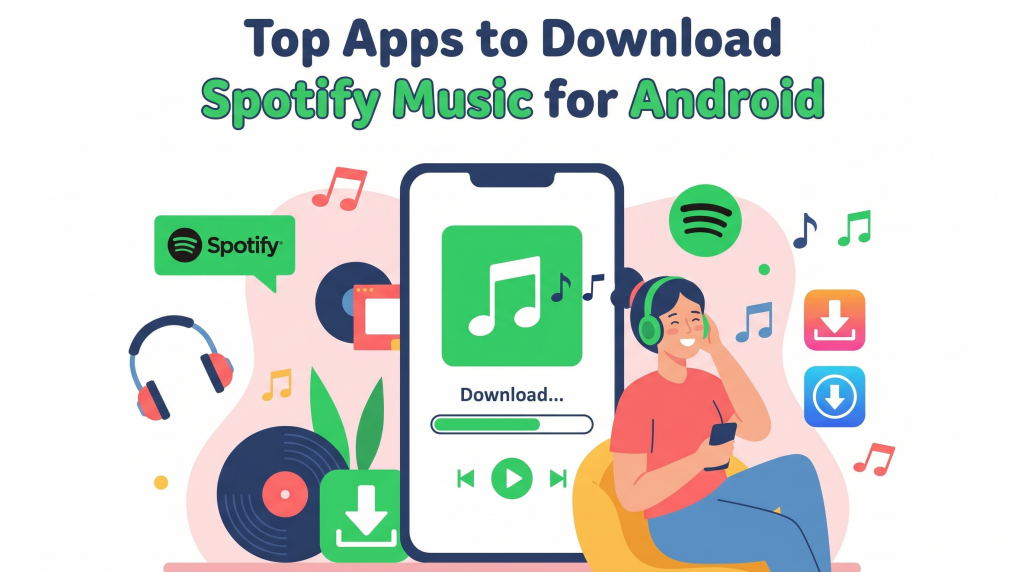 top app to download spotify music for android